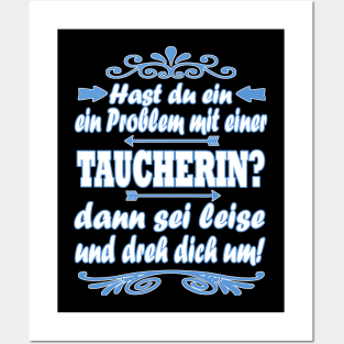 Tauchen Korallen Meer Geschenk Mädchen Posters and Art